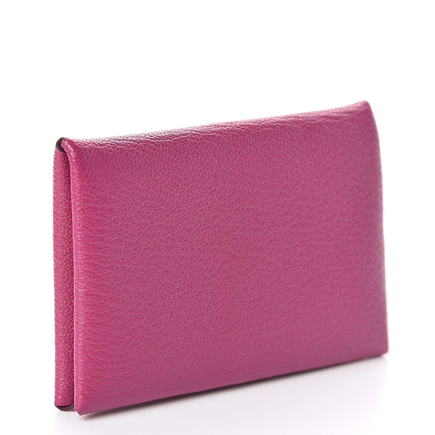 Hermes Chevre Mysore Calvi Card Case Rose Pourpre 3 of 8