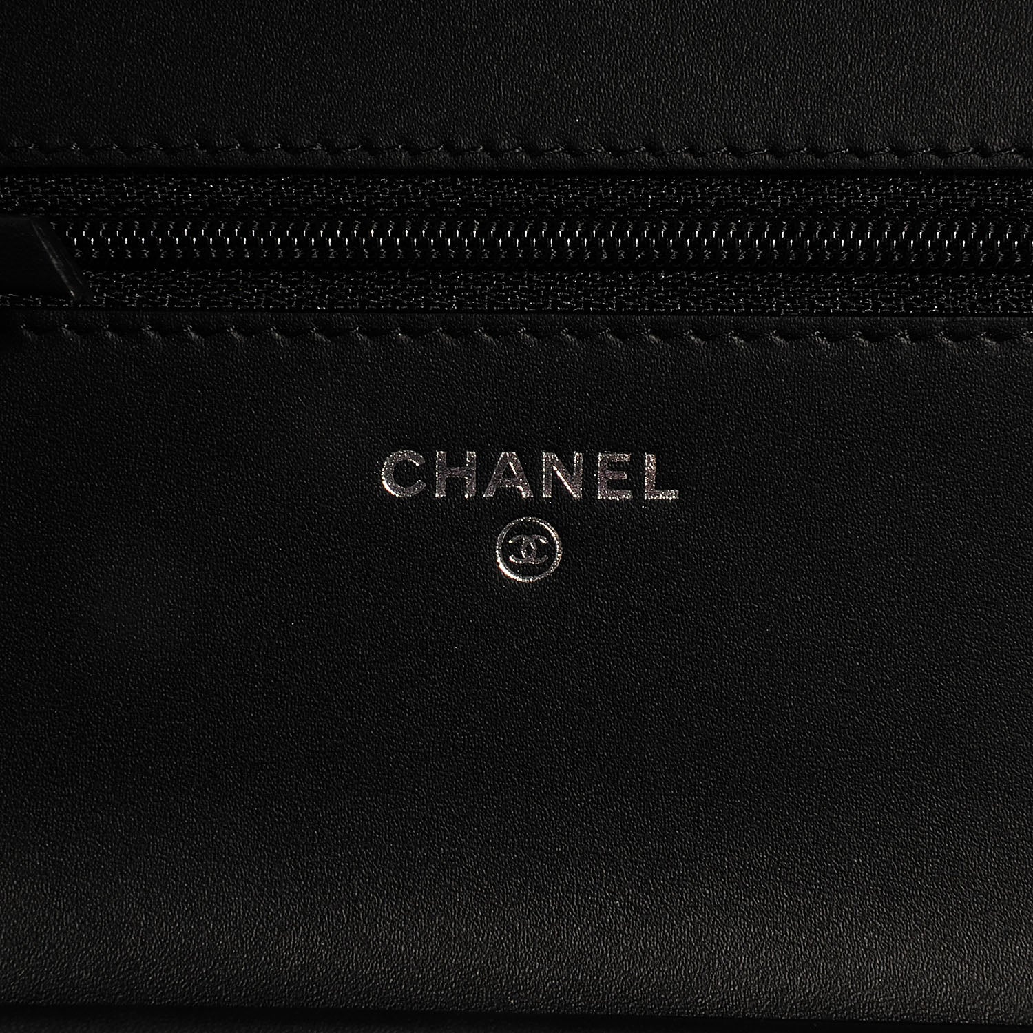 Chanel Patent Caviar Timeless CC Wallet on Chain WOC Black 7 of 9