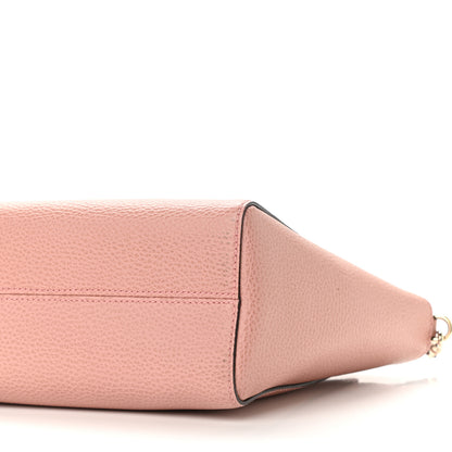 Gucci Dollar Calfskin Mini Swing Top Handle Bag Soft Pink 13 of 13