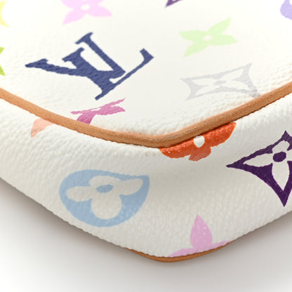 Louis Vuitton Monogram Multicolor Pochette Accessories White 12 of 13