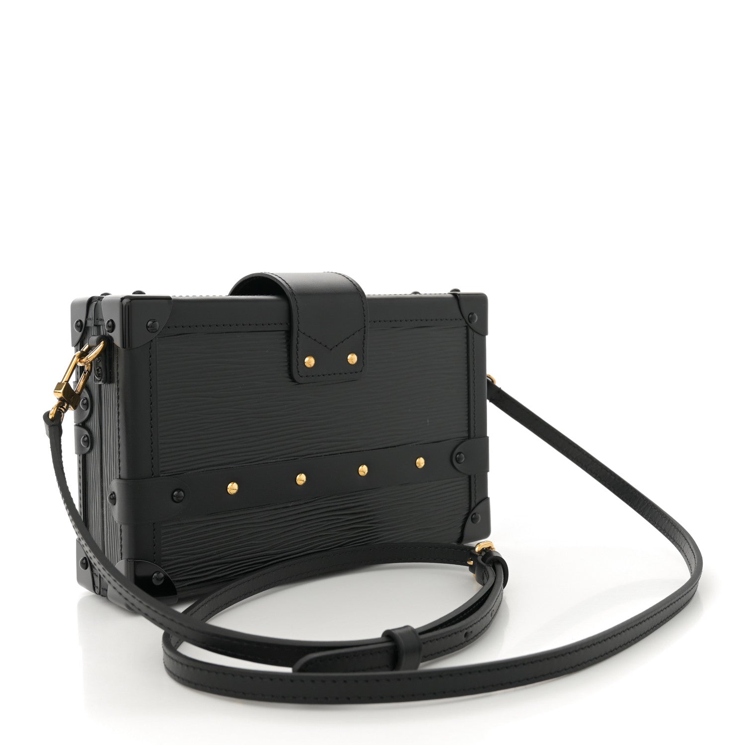 Louis Vuitton Epi Petite Malle Black 3 of 10