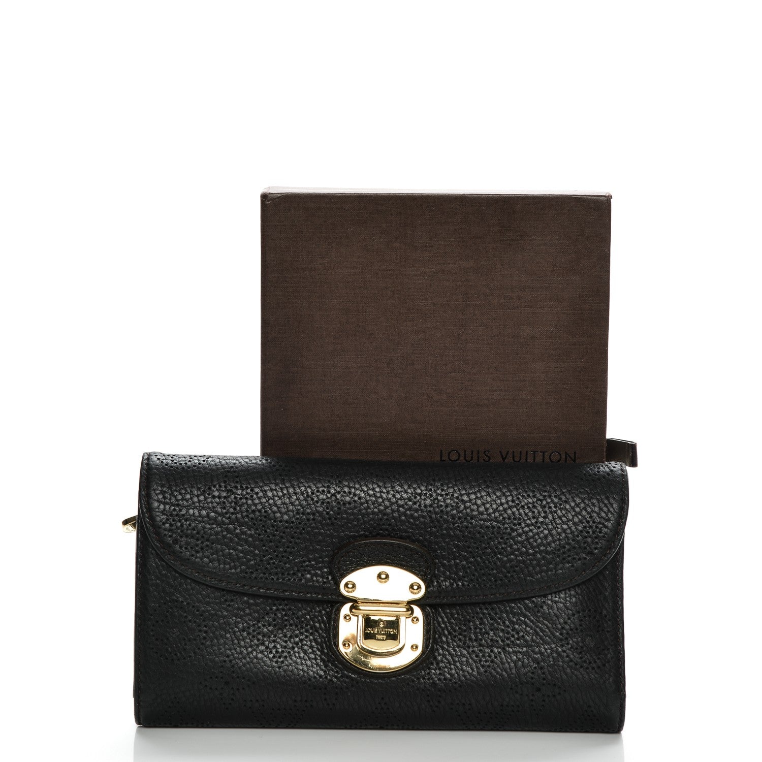 Louis Vuitton Mahina Amelia Wallet Black 7 of 7