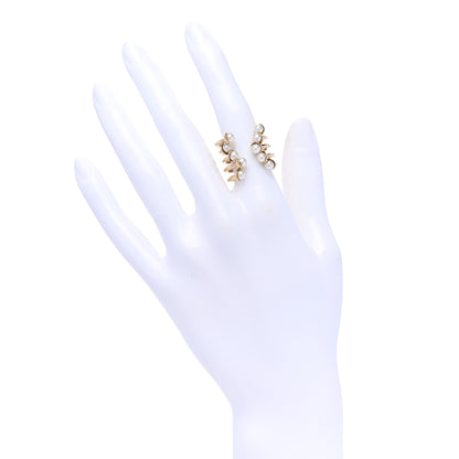 Christian Dior Pearl Diorific Ring M Gold 2 of 4
