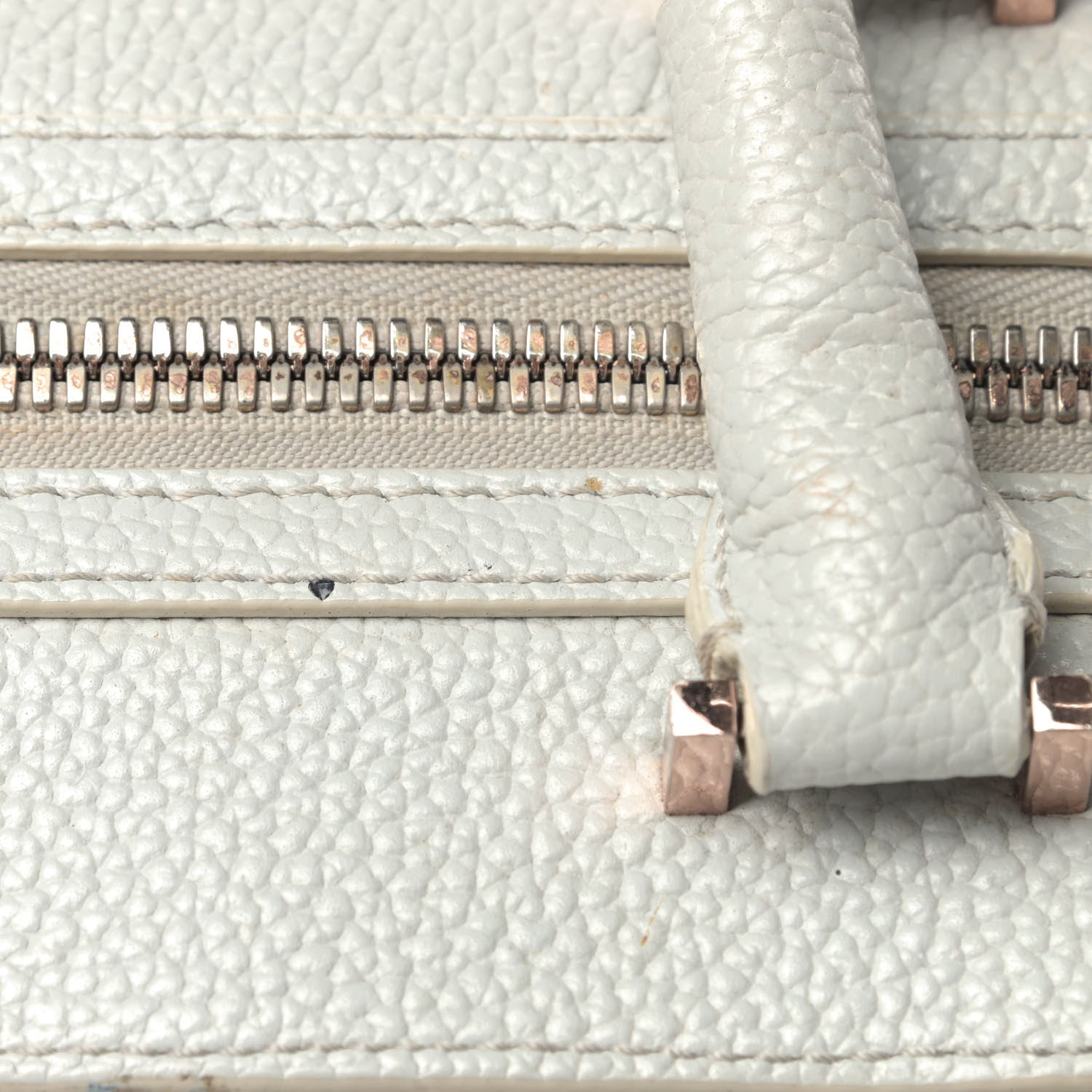 Alexander Wang Pebbled Calfskin Small Emile Grey Rose Gold Hardware 9 of 10