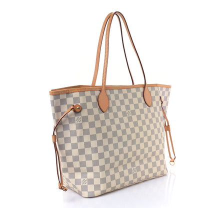 Louis Vuitton Damier Azur Neverfull MM 3 of 8