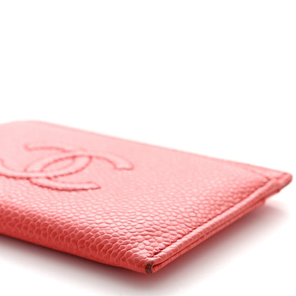Chanel Caviar Timeless CC Card Holder Red 10 of 11