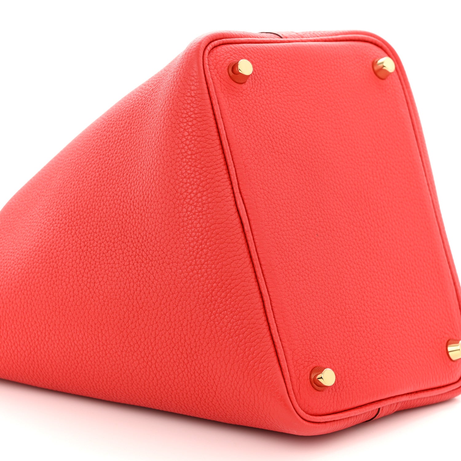 Hermes Taurillon Clemence Picotin Lock 18 PM Rouge de Coeur 9 of 11