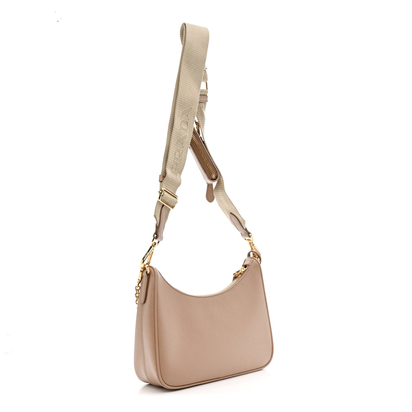 Saffiano Re-Edition 2005 Shoulder Bag Cammeo
