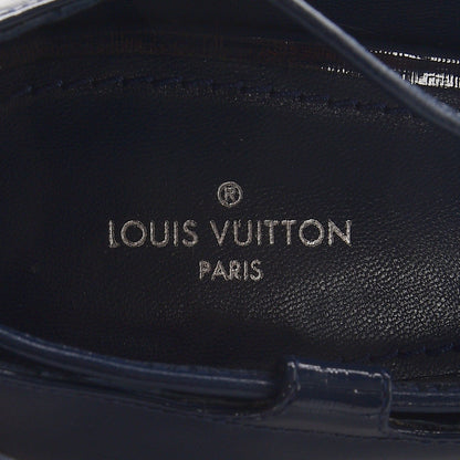 Louis Vuitton Patent Calfskin Cover Girl Flats 38 Navy 9 of 10