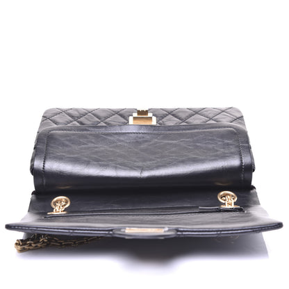 Chanel Aged Calfskin Quilted 2.55 Reissue 225 Flap Black 28 of 31