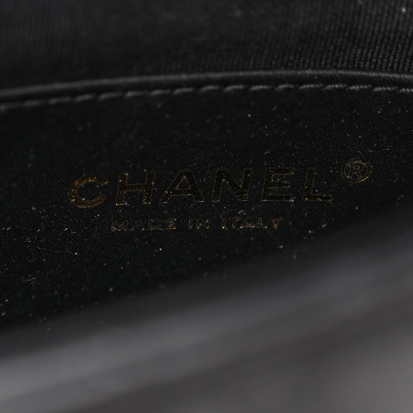 Lambskin Small Chain Around Top Handle Flap  Black
