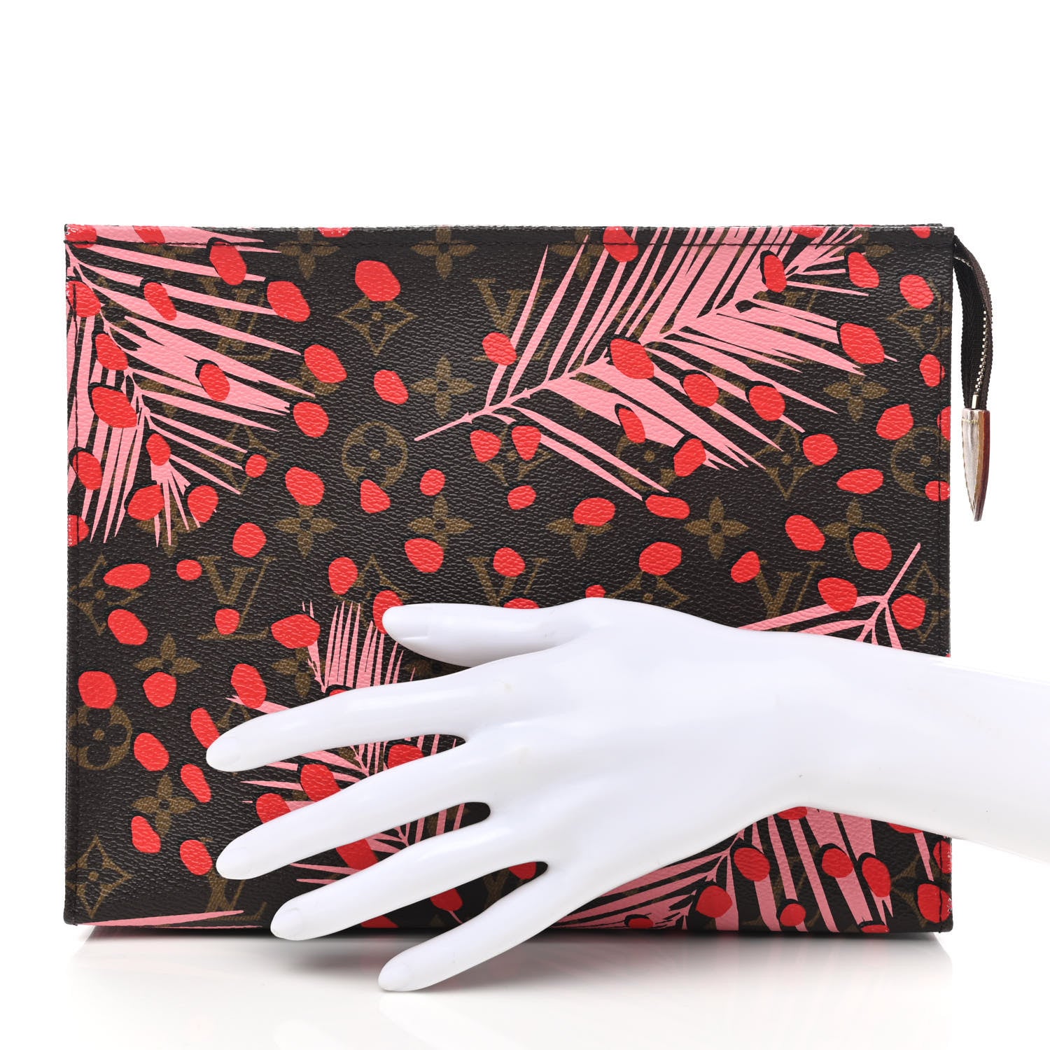 Louis Vuitton Monogram Jungle Dots Toiletry Pouch 26 Sugar Pink Poppy 4 of 14