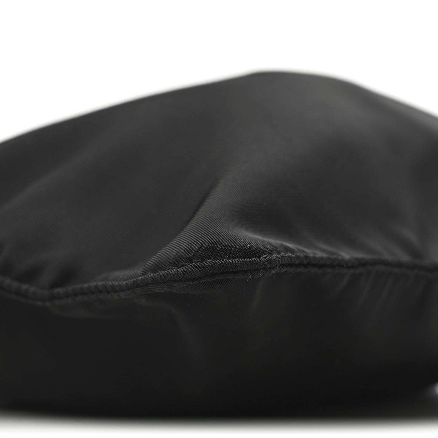 Tessuto Nylon Saffiano Flat Messenger Bag Black