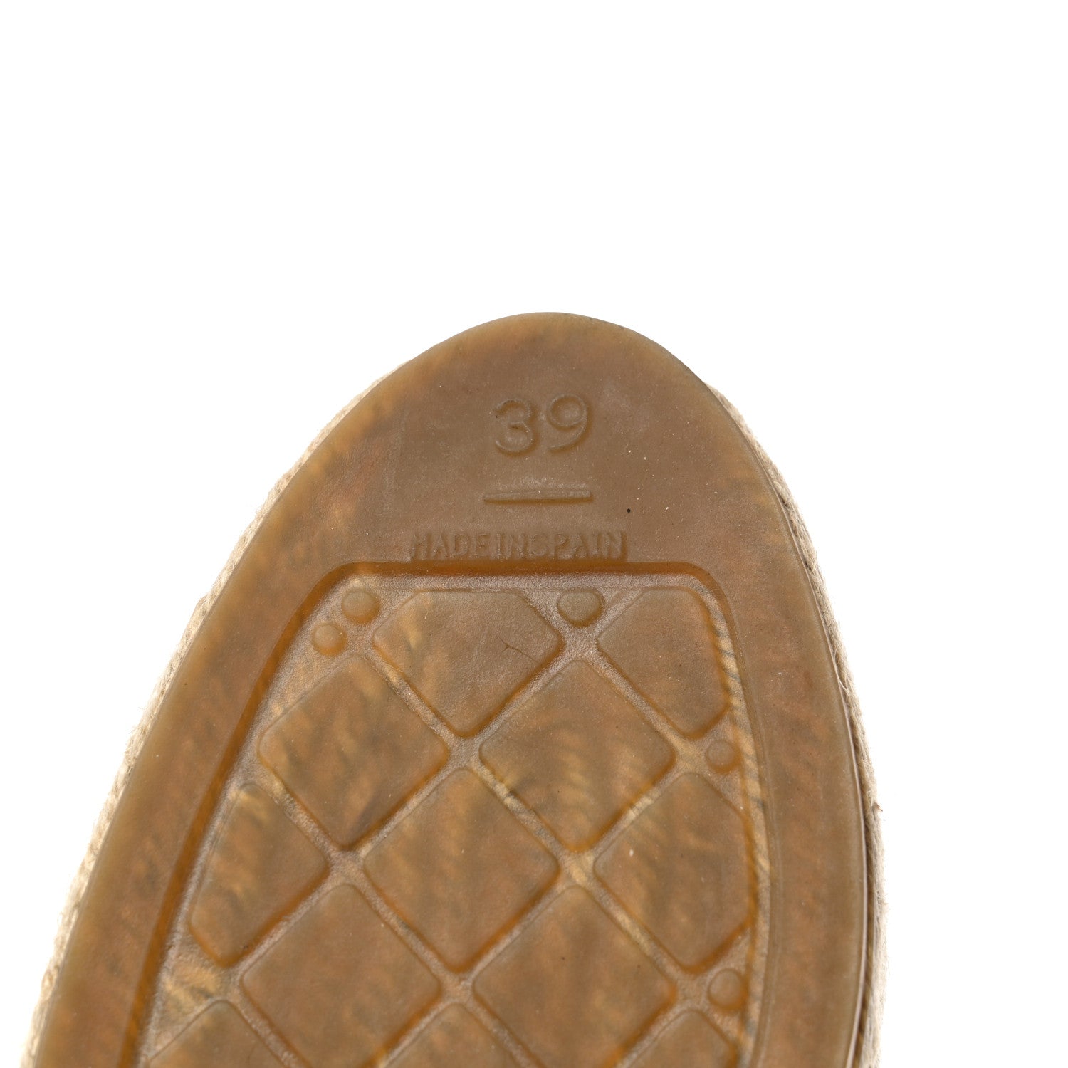 Chanel Woven Fabric Grosgrain CC Espadrilles 39 White Black 9 of 9