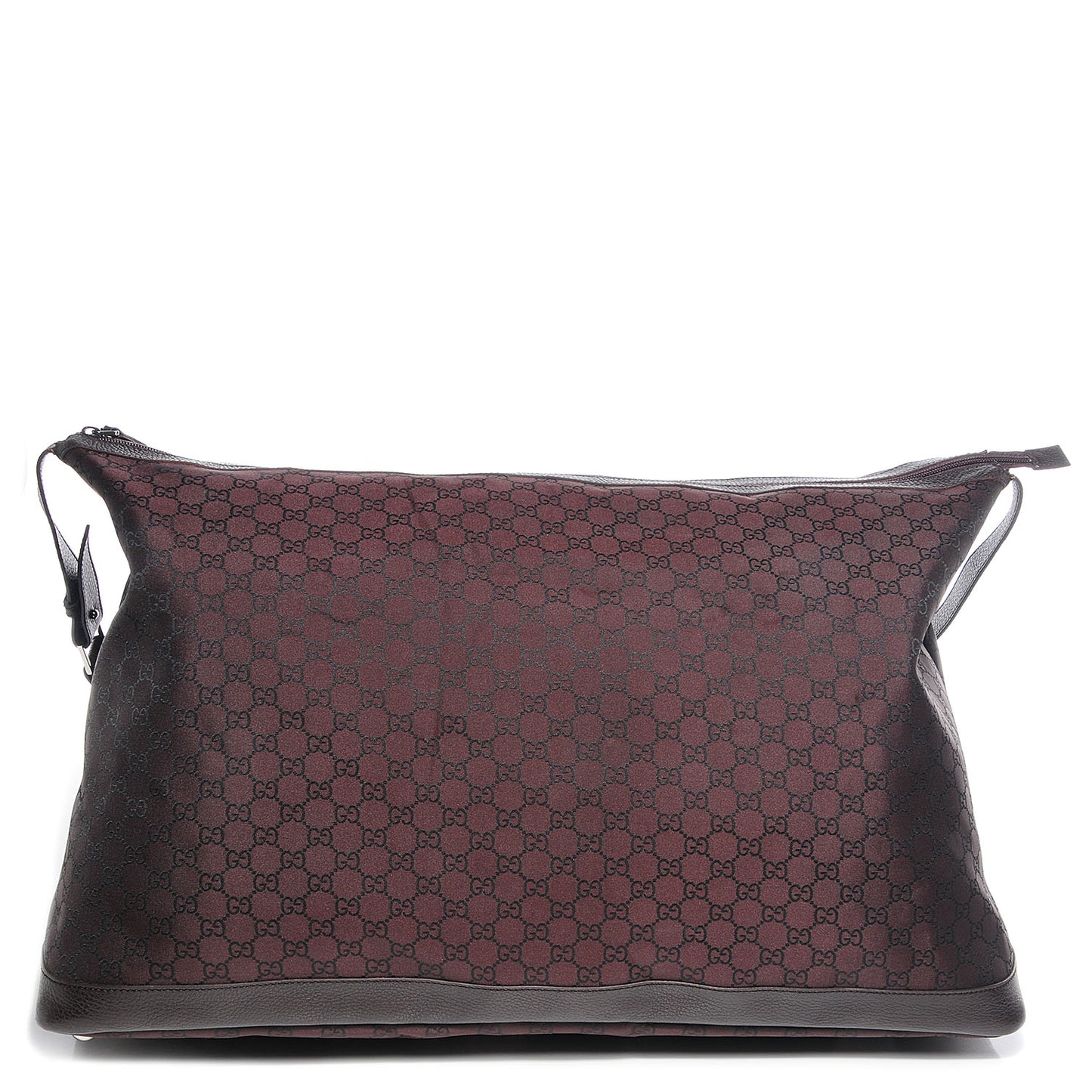 Nylon Monogram Large Travel Hobo Dark Brown