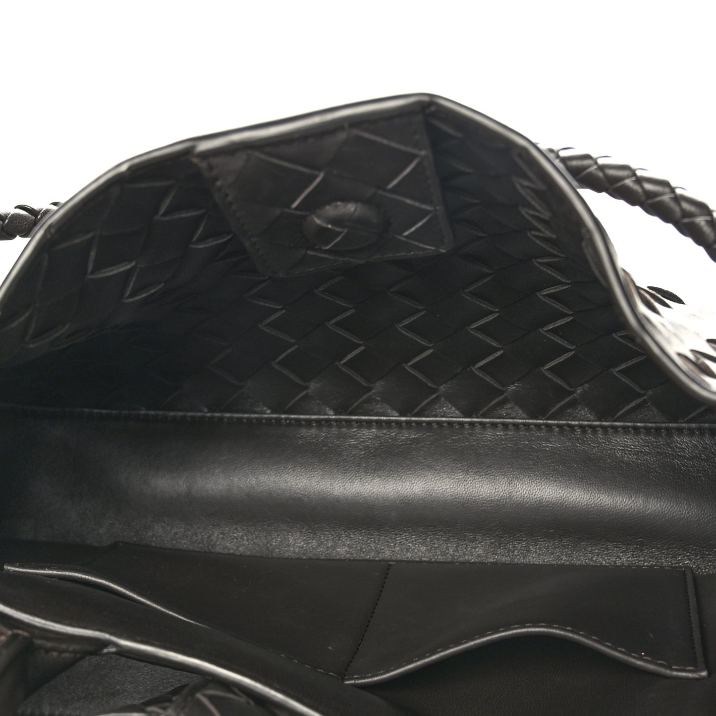 Nappa Intrecciato Small East West Andiamo Shoulder Bag Fondant