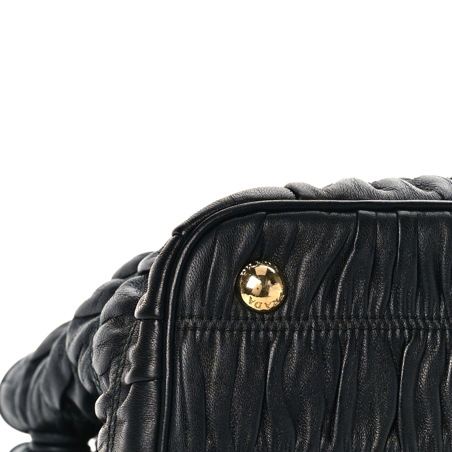 Nappa Gaufre Tote Black