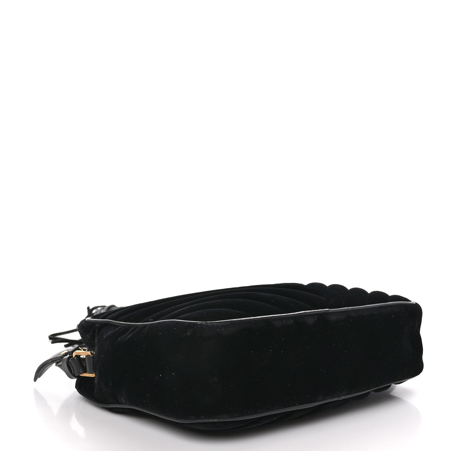 Saint Laurent Velvet Matelasse Monogram Lou Camera Bag Black 4 of 12