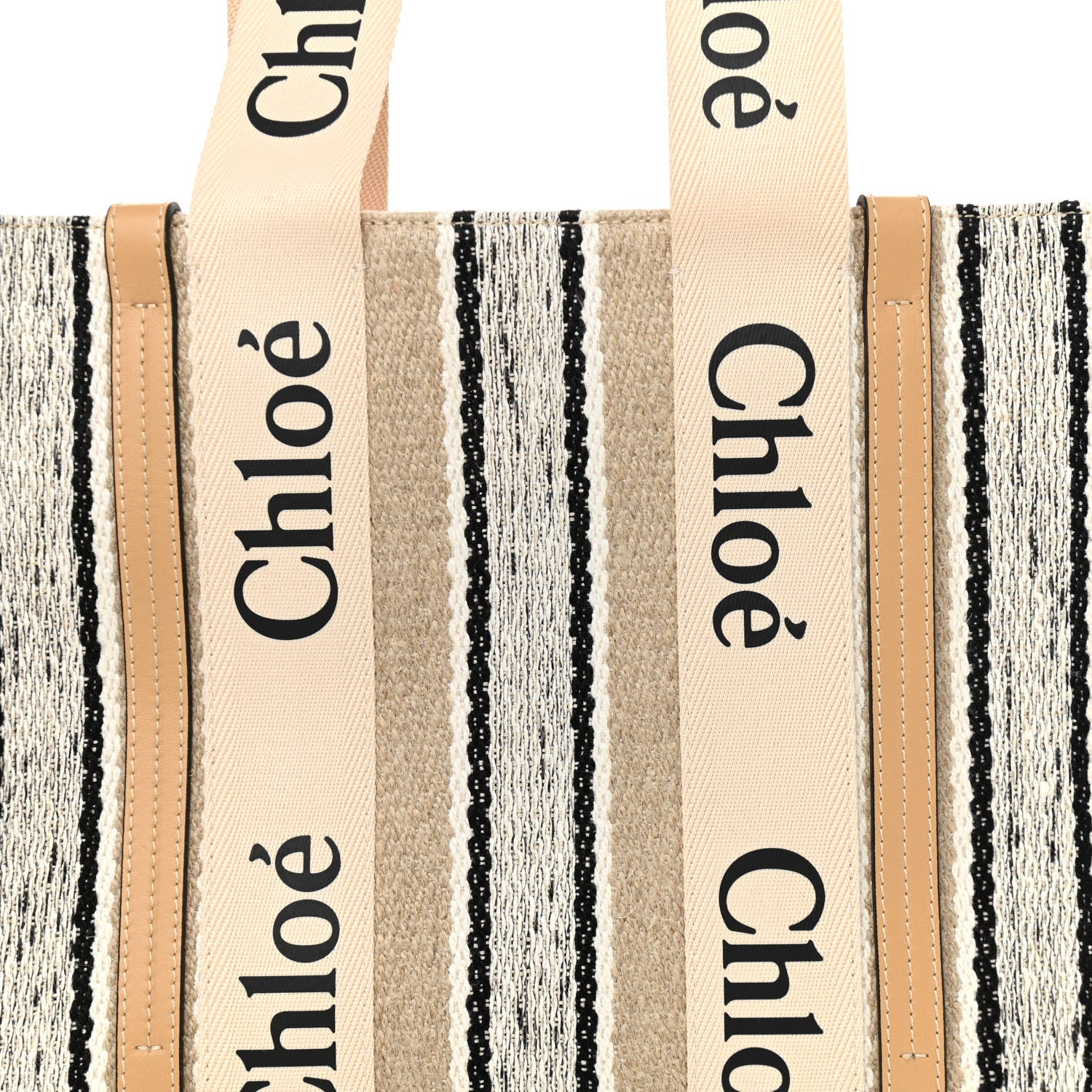 Chloe Knit Medium Woody Ribbon Tote Multicolor 9 of 11
