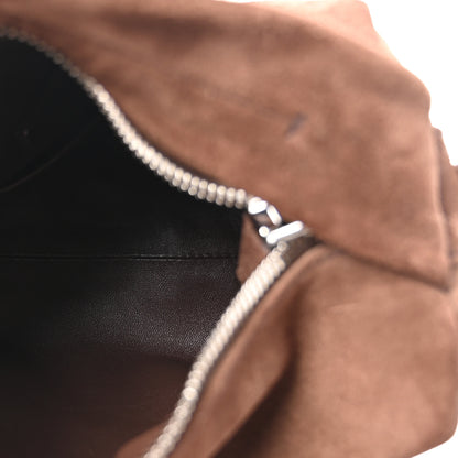 Prada Scamosciato Top Handle Shoulder Bag Cacao 5 of 9