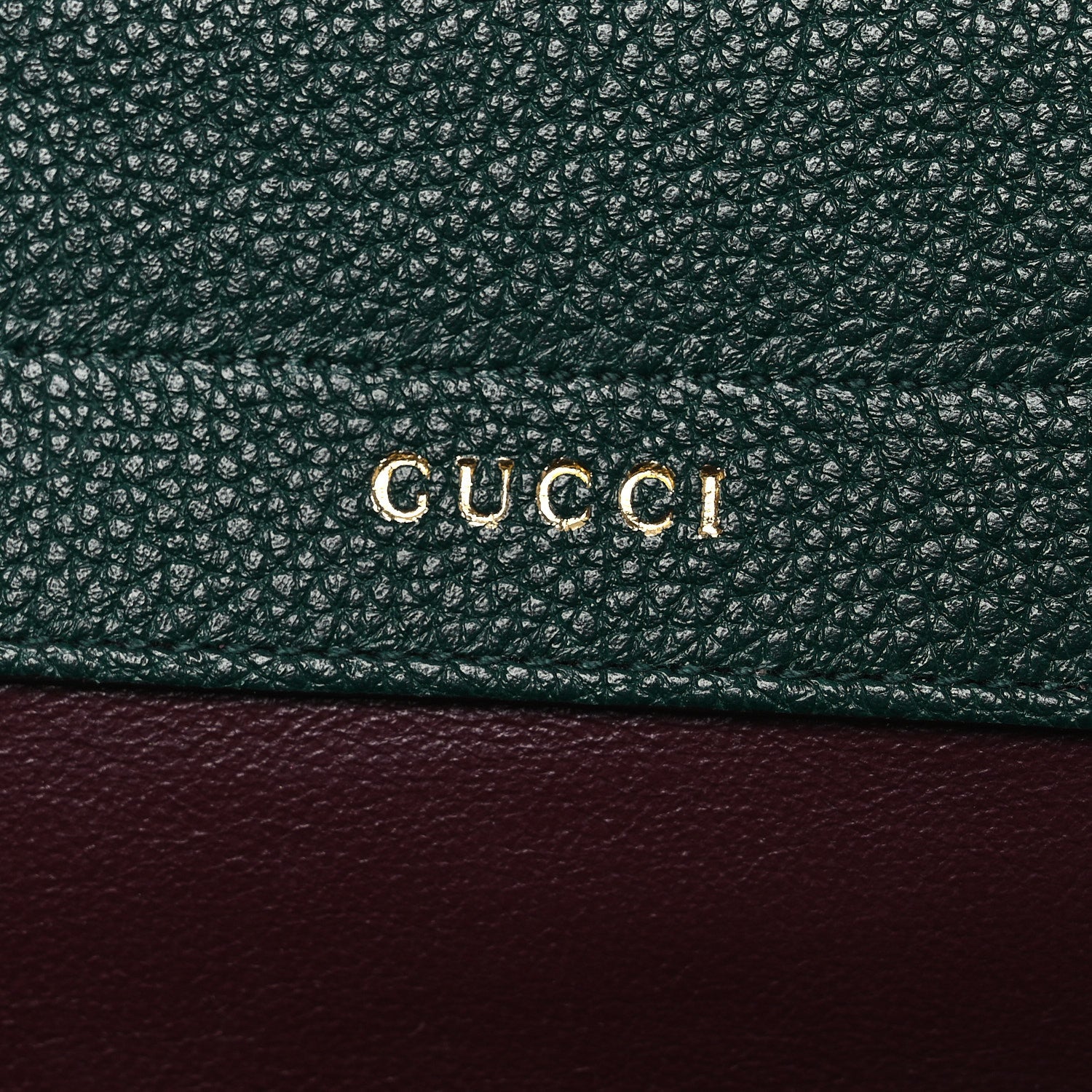 Gucci Grainy Calfskin Medium Zumi Top Handle Bag Vintage Green 6 of 16