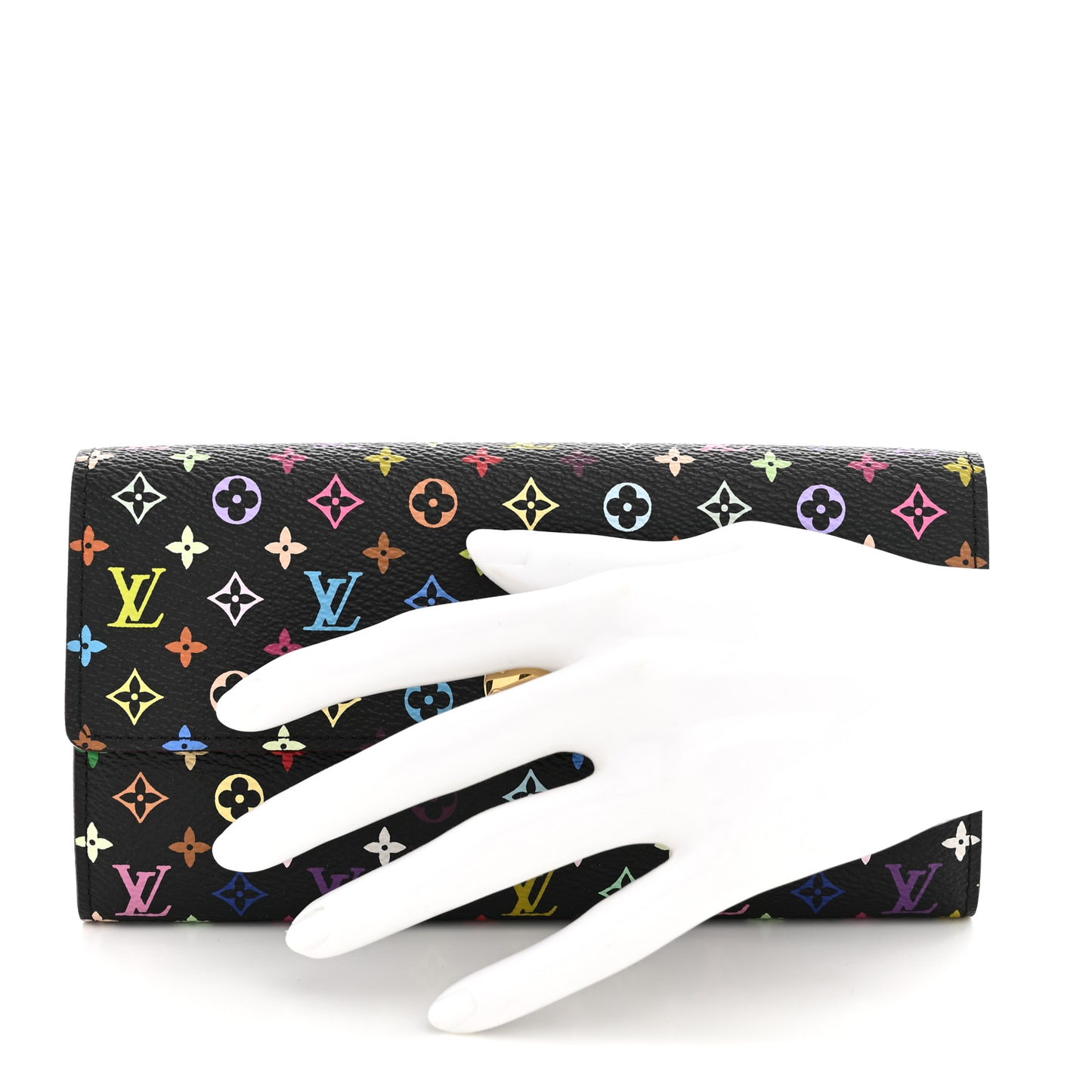 Monogram Multicolor Sarah Wallet Black Grenade