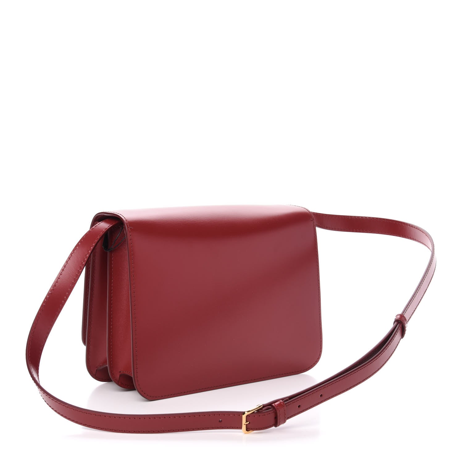 Burberry Calfskin Medium TB Bag Crimson 3 of 10