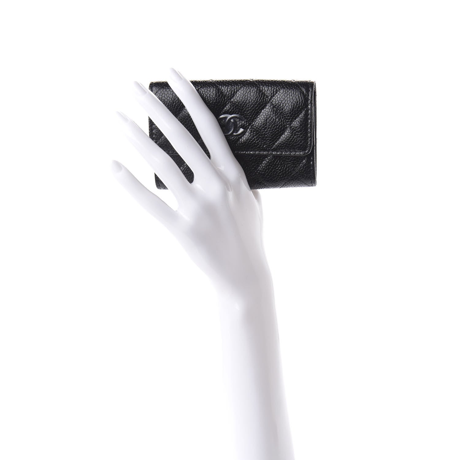 Chanel Caviar Quilted Incognito Flap Card Holder Black 2 of 12