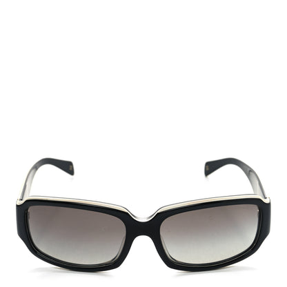 Chanel CC Sunglasses 5144 Black White 2 of 10