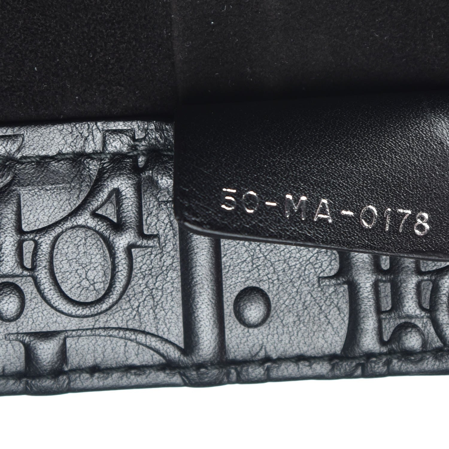 Christian Dior Oblique Calfskin Embossed Book Tote Black 7 of 8