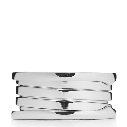 Bulgari 18K White Gold B.Zero1 4 Band Ring 57 8 3 of 6