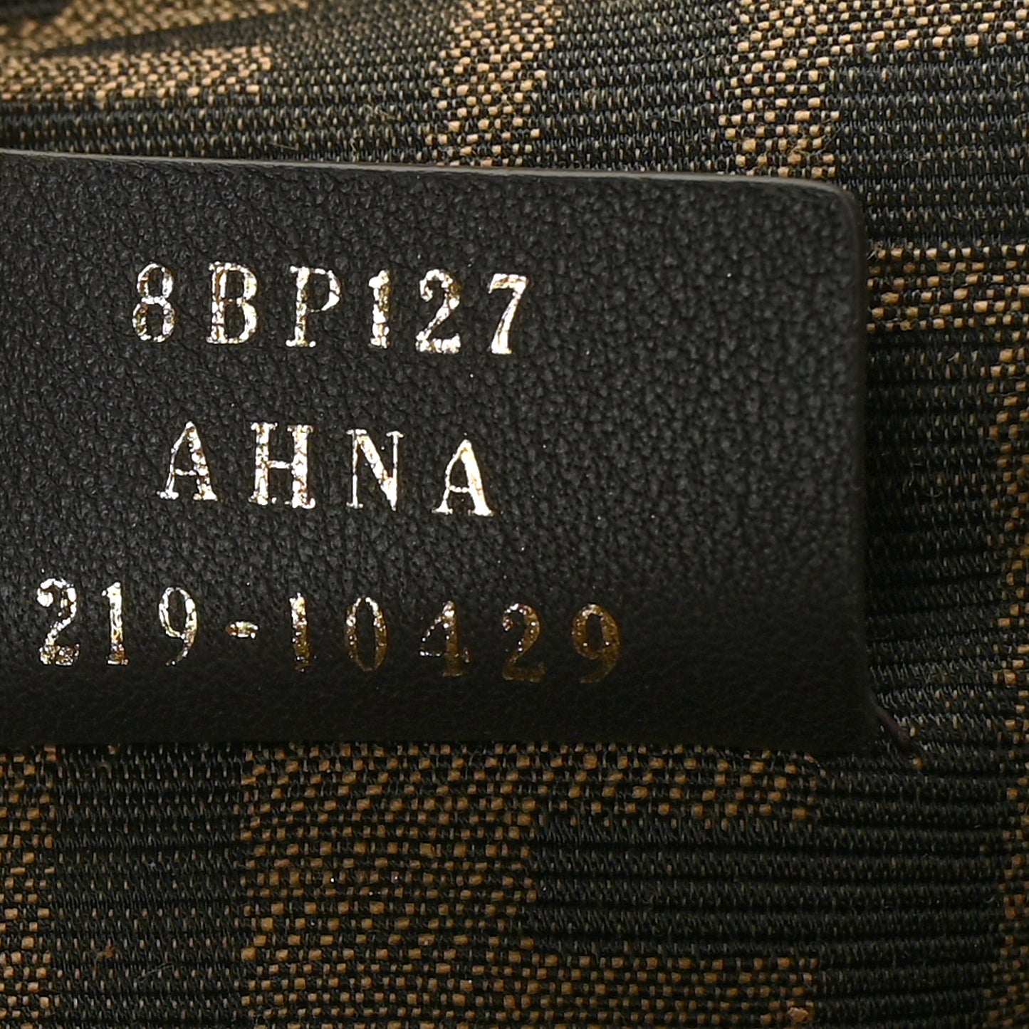 Shearling Medium Fendi First Camel