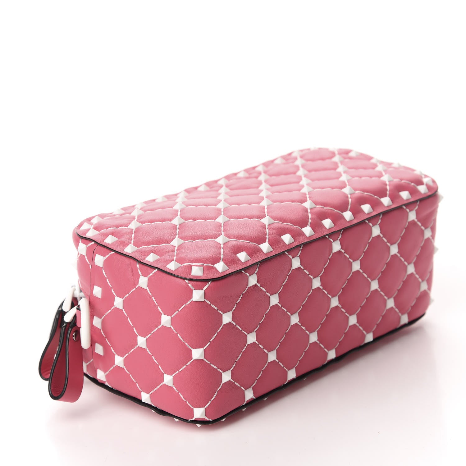 Valentino Garavani Lambskin Free Rockstud Spike Camera Bag Shadow Pink 4 of 10