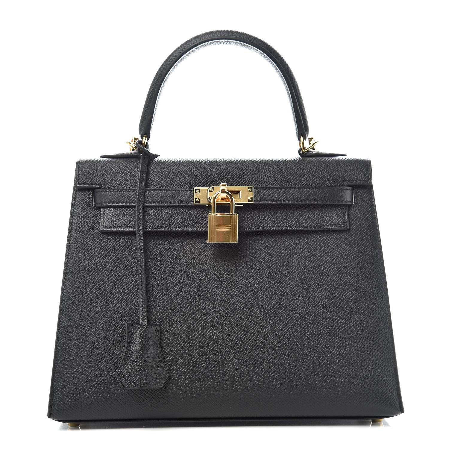 Hermes Epsom Kelly Sellier 25 Black 1 of 38