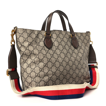 Gucci GG Supreme Monogram Mystic Cat Small Crossbody Tote Beige Malva 3 of 9