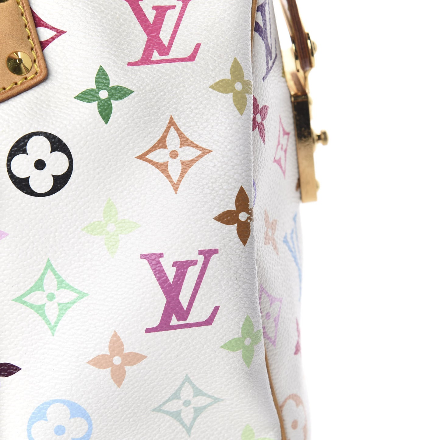 Monogram Multicolor Speedy 30 White