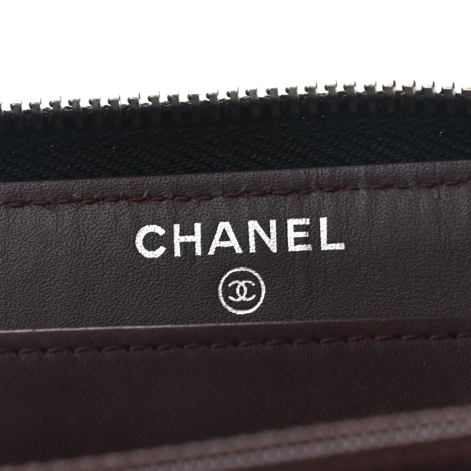 Chanel Caviar Quilted Large Gusset Zip Around Wallet Black 6 of 9