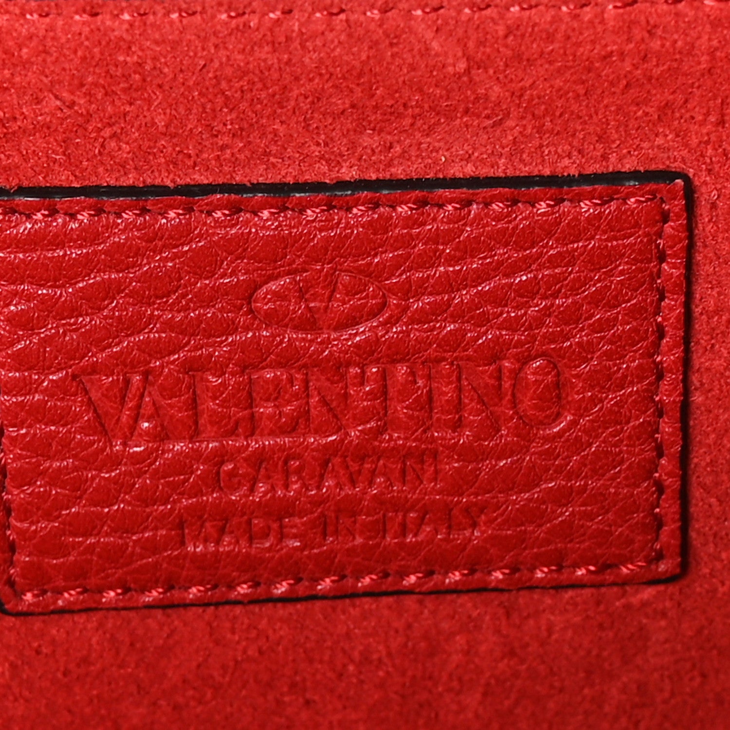 Valentino Garavani Pebbled Calfskin Monochrome Medium Glam Lock Rockstud Flap Rosso Valentino 6 of 11