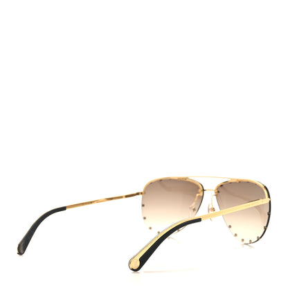 Louis Vuitton The Party Aviator Gradient Sunglasses Z0914U Brown 4 of 8