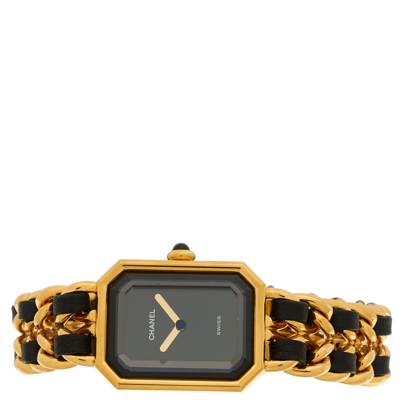 Stainless Steel Lambskin 20mm Chain Premiere Quartz Watch Gold M