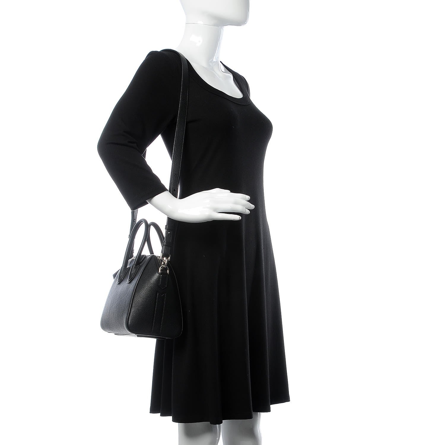 Givenchy Sugar Goatskin Mini Antigona Black 2 of 7
