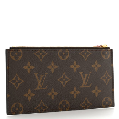 Louis Vuitton Monogram Felicie Chain Wallet Zippered Insert Fuchsia 3 of 7
