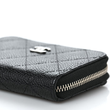 Chanel Caviar Quilted Classic Zipped Coin Purse Black 9 of 10