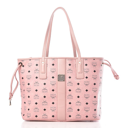 MCM Visetos Medium Liz Reversible Shopper Tote Soft Pink 4 of 18