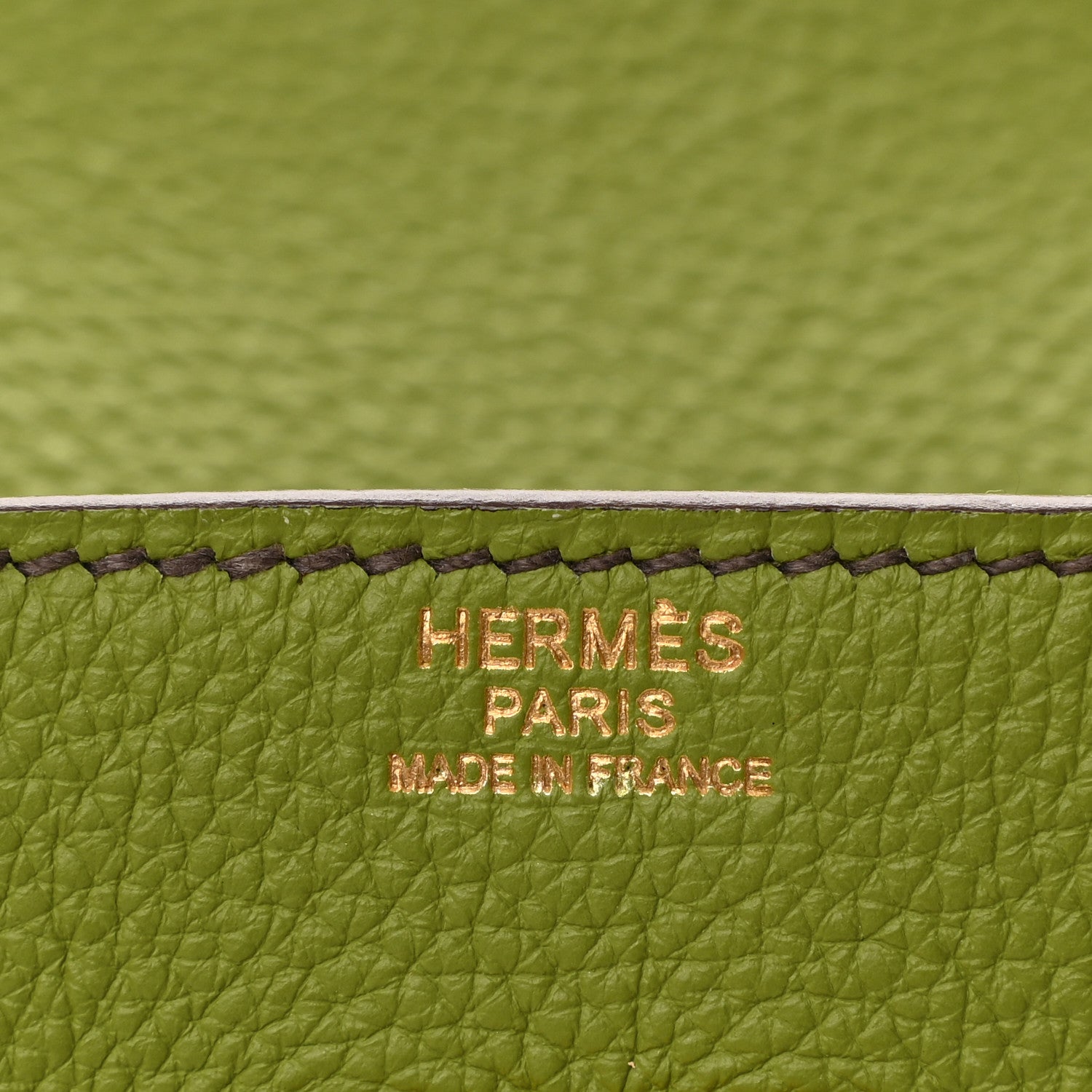 Hermes Togo Birkin 30 Vert Anis 6 of 14