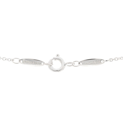 Tiffany Sterling Silver 12mm Elsa Peretti Bean Pendant Necklace 4 of 5