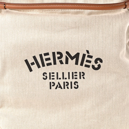Hermes Toile Swift Maline Bag Gold Craie 9 of 10