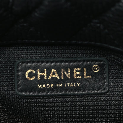 Chanel Calfskin Quilted XXL Travel Flap Bag Black 6 of 9