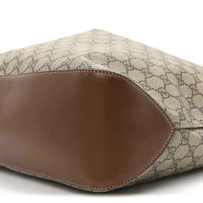 Gucci GG Supreme Monogram Large Linea A Hobo Light Brown 10 of 10