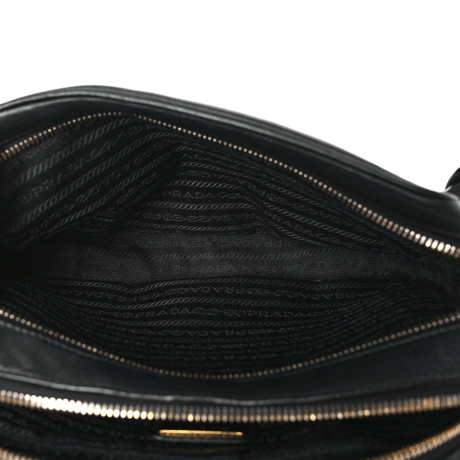 Prada Vitello Phenix Camera Bag Black 5 of 10